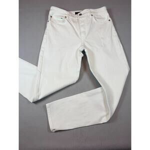 Lauren Ralph Lauren Straight Leg Jeans White Women's Size 6 Classic Denim
